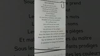 Poème Le cancre de Jacques Prévert [upl. by Stouffer228]