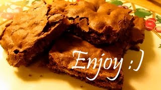 CHEWY BROWNIES RECIPE [upl. by Lama]