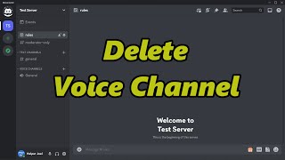 How To Delete A Voice Channel In Discord [upl. by Leitao]