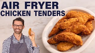 Air Fryer Chicken Tenders Recipe [upl. by Htelimay]