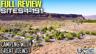 SUN LAKES STATE PARK CAMPGROUND REVIEW  BEAUTIFUL WASHINGTON STATE PARK [upl. by Nelli]