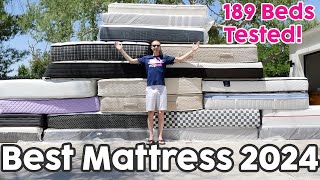 Best Mattress 2024  We Objectively Test 189 Mattresses [upl. by Eelesor]