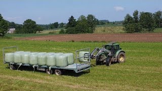 RAMASSAGE DE L’ENRUBANAGE🚜🌾 [upl. by Noyes]