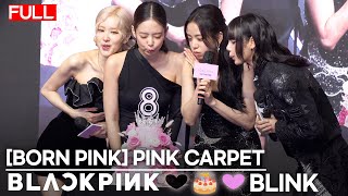 ENGJPN 8th Anniversary Event with BLACKPINK🩷BLINK Together  BORN PINK  JENNIE🖤LISA🩷JISOO🖤ROSÉ [upl. by Crary621]