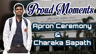 Apron Ceremony and Charaka Sapath in my college  Aiims Gorakhpur motivation trending proud [upl. by Nadabus]