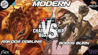 Rakdos Goblins VS Boros Burn MTG Modern [upl. by Devehcoy]