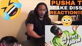 Pusha T “The Story Of Adidon” Drake Diss REACTION [upl. by Adeehsar]