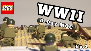 Lego DDay WW2 MocTutorial  Episode 1  Seppbricks ww2 lego cobi [upl. by Yorgo296]