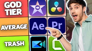 BEST Video Editing Software Tier List 2024 For PC amp Mobile [upl. by Cowles]