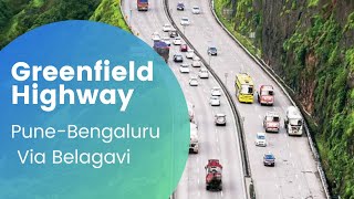 Greenfield Highway between PuneBengaluru via Belagavi [upl. by Nazler]