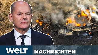 PUTINS KRIEG Paukenschlag in Berlin Ukraine erhält viel mehr Waffen Scholz nennt Details  STREAM [upl. by Ciredor]