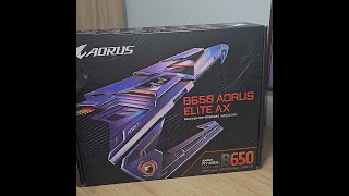 UNBOXING B650 AORUS ELITE AX rev 12 [upl. by Eustashe120]