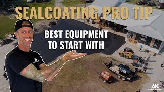 Sealcoating Pro Tip The Best Starting Equipment for Your Business [upl. by Valtin632]