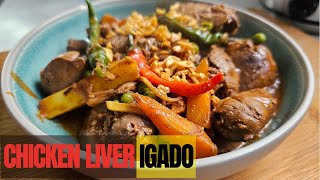 Simple Chicken LIver Igado Recipe [upl. by Engedi]