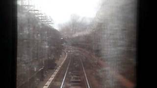 Railfan R143 L Train between Myrtle  Wyckoff Avs and Bushwick Avenue [upl. by Alleb860]