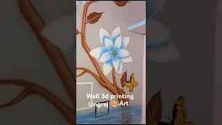 3d wall desain wall painting 🖌️🎨 yt shorts yt video [upl. by Bulley]