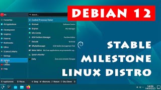 Debian 12 Milestone Linux Distro [upl. by Htide290]