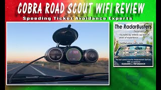 RadarBusters EXCLUSIVE COBRA ROAD SCOUT REVIEW of WIFI Features [upl. by Amaerd]