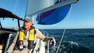 Sailing to South Manitou Lake Michigan 2012 PART 3 [upl. by Yllaw]