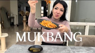 KIYMALI PENNE MAKARNA🤤 Fundacoskunn mukbang asmr [upl. by Doowle]