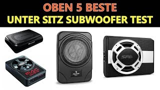 Besten Unter Sitz Subwoofer Test [upl. by Sialac]