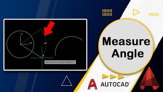 How to measure angle in AutoCAD easily [upl. by Einaj985]