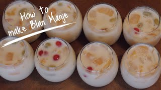 Haitian Recipes Haitian Coconut Fruit Dessert  Blan Manje [upl. by Haliek]