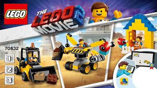 LEGO instructions  The Lego Movie 2  70832  Emmets Builder Box [upl. by Litnahc163]