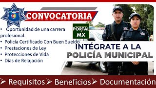 🟡 Convocatoria quotPOLICÍA MUNICIPALquot 20222023 POSTULATE ✅REQUISITOS Documentos Beneficios [upl. by Miltie]