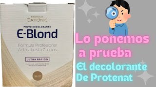 polvo decolorante Ebolnd protenat lo ponemos a prueba [upl. by Annaor]