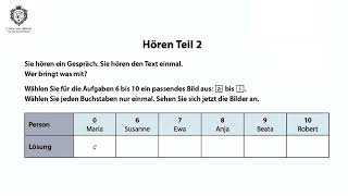 Model Test8 A2  German  A2 Goethe Exam Preparation  Languagebridge001 a2examgoethe [upl. by Akienaj171]