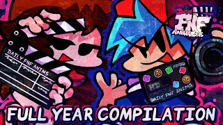 Daily FNF Animations  Full Year Compilation [upl. by Otrebide]