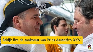 Aankomst Prins Amadeiro XXVI in Oeteldonk 2023 [upl. by Elidad]