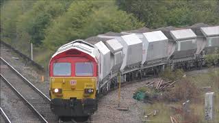 Stone trains near Westbury amp Frome 20th September 2017 [upl. by Bria]