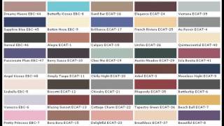 Exterior Paint Color Charts [upl. by Aliuqa]