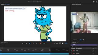 Adobe Character Animator 2022  Body Tracking  First look by dsenjoph [upl. by Sajovich]