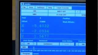 Linuxcnc emc2 running on PicoSAM9G45 and controlling Grizzly G0619 SX3 [upl. by Liw]