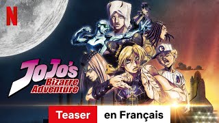 JoJos Bizarre Adventure Saison 5 Teaser  BandeAnnonce en Français  Netflix [upl. by Yokoyama658]