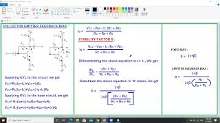 Collector Emitter Feedback Bias [upl. by Aninay]