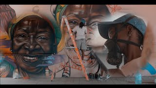 Reportage Réména Artiste Graffiti [upl. by Ahsinelg]