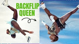 A skater who is not afraid to perform an illegal Backflip  Surya Bonaly [upl. by Alah]