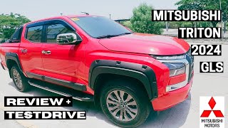 Review  Test Drive of the Mitsubishi Triton GLS 2024 [upl. by Donnenfeld]