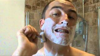 Shaving with the Merkur Futur Razor [upl. by Ermin452]