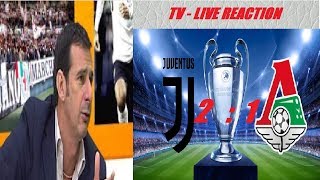 JuveLokomotiv Mosca 21  TV Live Reaction [upl. by Borroff]