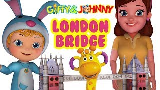 London Bridge Is Falling Down  Nursery Rhymes  Infobells [upl. by Licha]