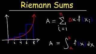 Riemann Sums  Left Endpoints and Right Endpoints [upl. by Doralia]