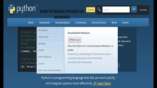 How to install Python on Windows and how to work on VSCode [upl. by Niryt]