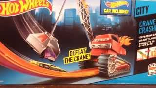 Hot Wheels Crane Crasher 2014  Demonstration [upl. by Esinahs]