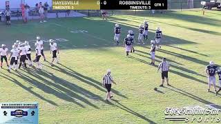 Robbinsville JV Football vs Hayesville Oct 7 2024 [upl. by Keemahs]