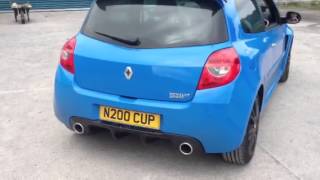 Renaultsport Clio 200 Ktec Racing Pro Performance Exhaust [upl. by Akeyla537]